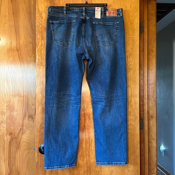 NWT 505 Levi’s Relaxed Fit Jean 42x32 - Picture 7 of 14
